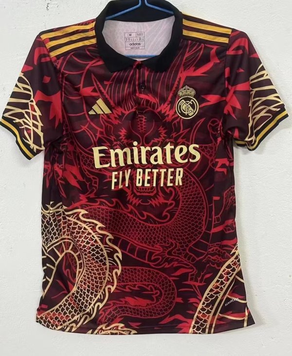 Real Madrid  Special Edition Red Fans  1:1 Quality Soccer Jersey   24-25