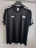 Adidas  T-shirt  Black Fans 1:1 Quality Soccer Jersey  25-26
