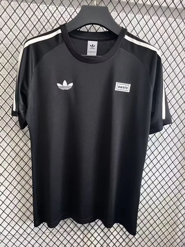 Adidas  T-shirt  Black Fans 1:1 Quality Soccer Jersey  25-26