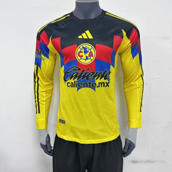 Club America  Home Long   player  25-26  1:1 Quality Soccer Jersey