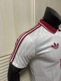 Adidas Clover #25  T-shirt White Player 1:1 Quality Soccer Jersey  25-26
