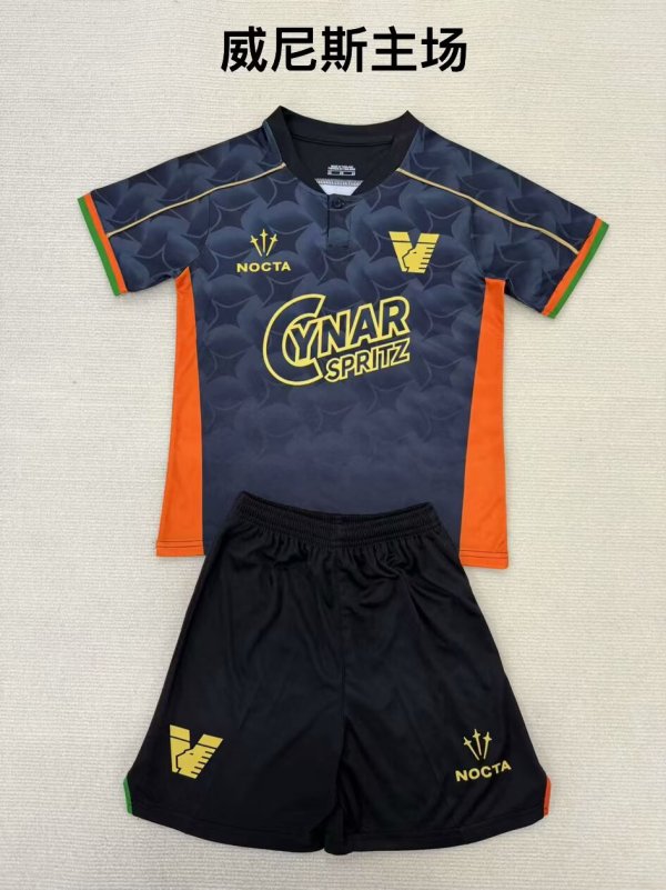Venezia home fans 1:1 Quality Soccer Jersey   have kids  (16-2XL)   24-25