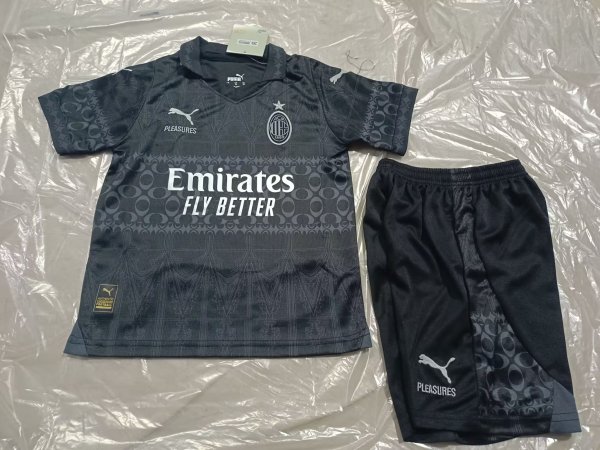 AC Milan fourth Away black  Kids 1:1  23-24