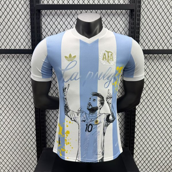 Argentina 50th anniversary Graffiti version  Player 1:1 Quality Soccer Jersey 25-26