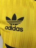 Adidas Clover Oasis  T-shirt  Yellow Fans 1:1 Quality Soccer Jersey  25-26