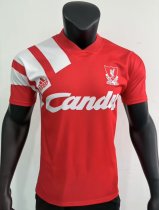 Retro  Liverpool Home  1:1 Quality Soccer Jersey  1991-1992