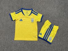 Ukraine Home Kids  Fans 1:1 Quality Soccer Jersey  26-27 (2026)