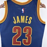 Retro Cleveland Cavaliers Blue  #23 JAMES 1:1 Quality NBA  Season Jerseys 2015-2016
