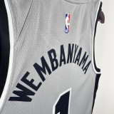 San Antonio Spurs Grey #1 WEMBANYAMA 1:1 Quality NBA  Season Jerseys 2021