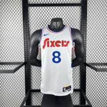 Philadelphia 76ers   City Edition #8 GEORGE NBA Jerseys  2025