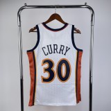 Golden State Warriors  V-neck White #30 CURRY 1:1 Quality NBA Season Jerseys 2009-2010