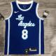 Los Angeles Lakers Kobe #8 BRYANT  Blue  Latin singer co-branded  NBA Jersey