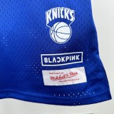 New York Knicks Blackpink Blue #16  BLAJKPINK NBA Jerseys  25-26