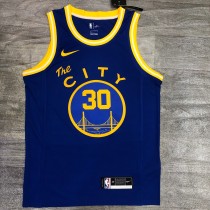 Golden State Warriors Blue Tram City Edition #30 CURRY 1:1 Quality NBA Season Jerseys 2021