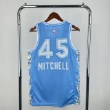 Cleveland Cavaliers Blue City Edition #45 MITCHELL 1:1 Quality NBA  Season Jerseys 2025