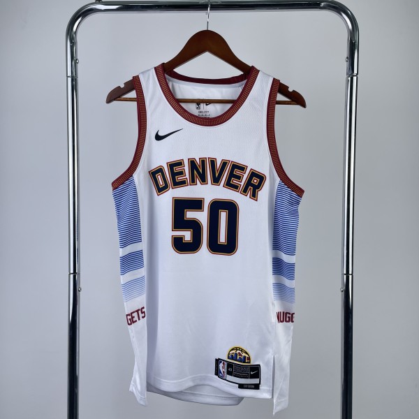 Denver Nuggets  City Edition White  #50 GORDON 1:1 Quality NBA  Season Jerseys 2023