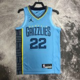 Memphis Grizzlies City Edition Blue  #22 BANE 1:1 Quality NBA Jerseys 2023
