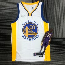 Golden State Warriors White #00 KUMINGA 1:1 Quality NBA Season Jerseys 75 Year