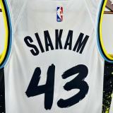 Indiana Pacers City Edition  #43 SIAKAM  NBA Jerseys  2025