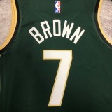 Boston Celtics City Edition Green #7 BROWN 1:1 Quality NBA Jerseys  2023