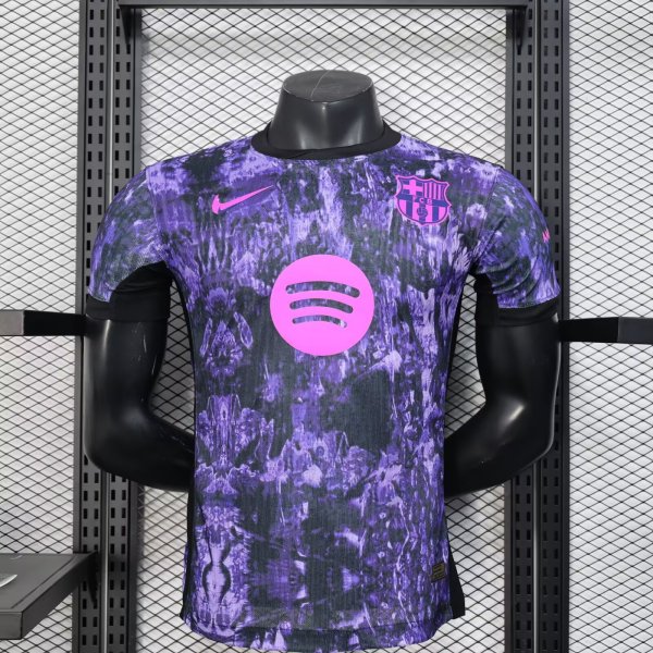 Barcelona  Pre match uniform Player  1:1 Quality Soccer Jersey 25-26