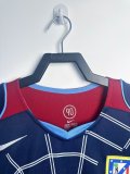 Retro Atletico Madrid away long   1:1 Quality Soccer Jersey  2004-2005