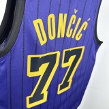 Los Angeles Lakers purple   #77 DONCIC   1:1 Quality NBA Jerseys  2021