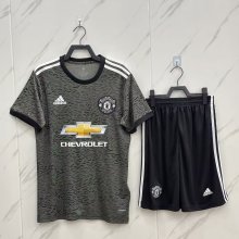 Retro Manchester United  Kits Suit   Away  Fans 1:1 Quality Soccer Jersey   2020-2021