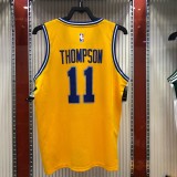 Golden State Warriors Yellow  #11  THOMPSON  1:1 Quality NBA Season Jerseys