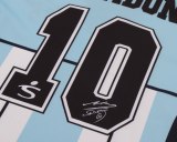 Retro Argentina Maradona Commemorative home Kids 1:1 Quality Soccer Jersey  2000