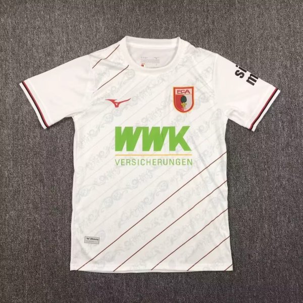 Augsburg home Fans 1:1 Quality Soccer Jersey  24-25