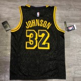 Los Angeles Lakers Black Mamba Great Snake Edition #32 JOHNSON 1:1 Quality NBA Season Jerseys