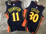 Golden State Warriors  Blue Rookie #11 THOMPSON  1:1 Quality NBA Season Jerseys