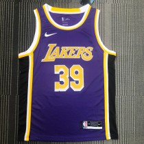 Los Angeles Lakers 75 Year Pruple #39 HOWARD 1:1 Quality NBA Season Jerseys