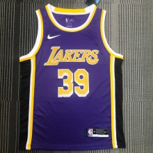 Los Angeles Lakers 75 Year Pruple #39 HOWARD 1:1 Quality NBA Season Jerseys
