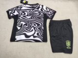 Brazil Goalkeeper Kids Fans 1:1 Quality Soccer Jersey  26-27 (2026)