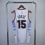 Denver Nuggets  City Edition White #15 JOKIC  1:1 Quality NBA  Season Jerseys 2023