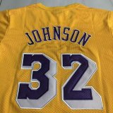 Los Angeles Lakers  Yollow #32 JOHNSON  1:1 Quality NBA Jerseys