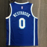 Los Angeles Lakers Blue Latin Night #0 WESTBROOK 1:1 Quality NBA Season Jerseys