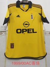 Retro AC Milan third away fans 1:1 Quality Soccer Jersey  1999-2000