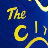 Golden State Warriors Blue Tram City Edition #6 YOUNG 1:1 Quality NBA Season Jerseys 2021