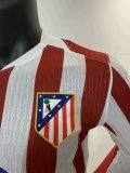 Atletico Madrid  home long Sleeve  Player  1:1 Quality Soccer Jersey   25-26