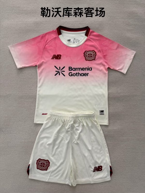 Bayer Leverkusen Away  Fans 1:1 Quality Soccer Jersey   25-26 (kids and man )