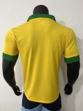 Retro Brazil  Yellow 1:1 Quality Soccer Jersey   2013