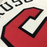 Chicago Bulls White #6 CARUSO 1:1 Quality NBA  Season Jerseys  75 Year