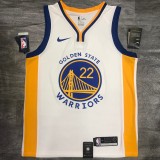 Golden State Warriors White V-Neck  #22  WINGGINS 1:1 Quality NBA Season Jerseys 2020