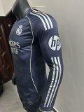 Real Madrid  Away  Player long   1:1 Quality Soccer Jersey  25-26