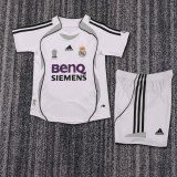 Retro Real Madrid  home Kids  2006-07