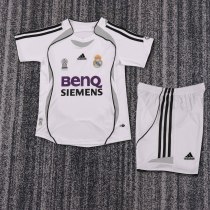 Retro Real Madrid  home Kids  2006-07
