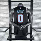 Chicago Bulls Black #0 WHITE 1:1 Quality NBA  Season Jerseys 2026